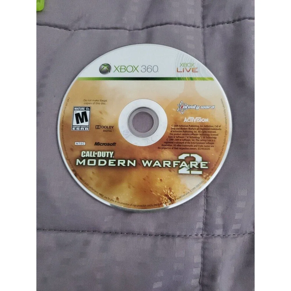 Call of Duty: Modern Warfare 2 (Microsoft Xbox 360, 2009) Just The Game No Case